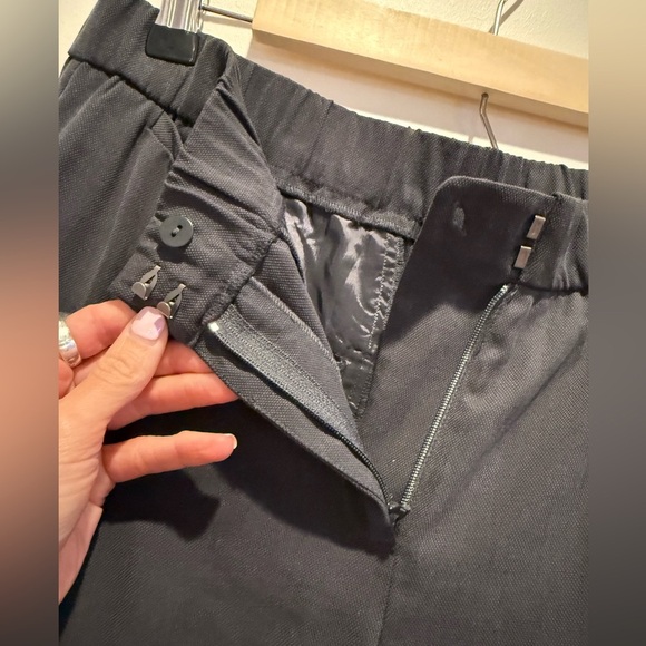 Eileen Fisher Black Straight Leg Pants with Classic Tailoring size XS EUC - Picture 5 of 8